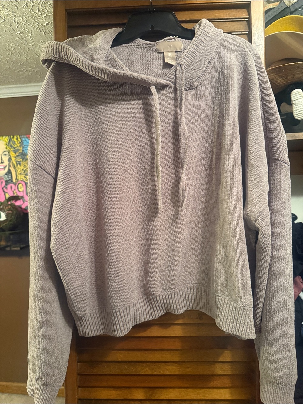 Women's Cozy Hooded Knit Sweater -